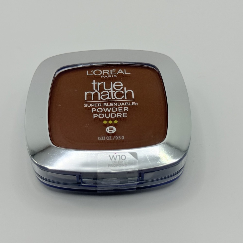 L'Oreal True Match Powder W10 Deep Profond 0.33 Oz New Sealed Without Box